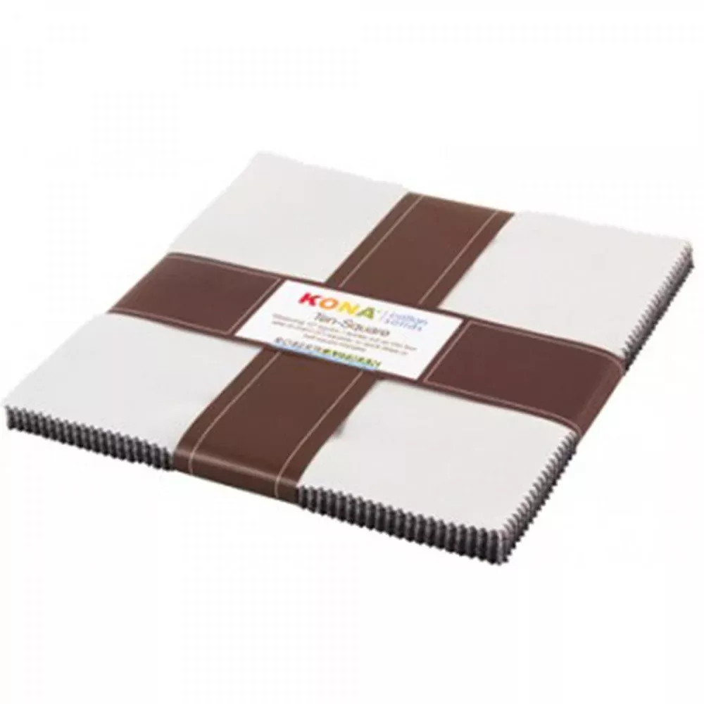 Robert Kaufman, Kona Solids 10" Fabric Squares (42pc)